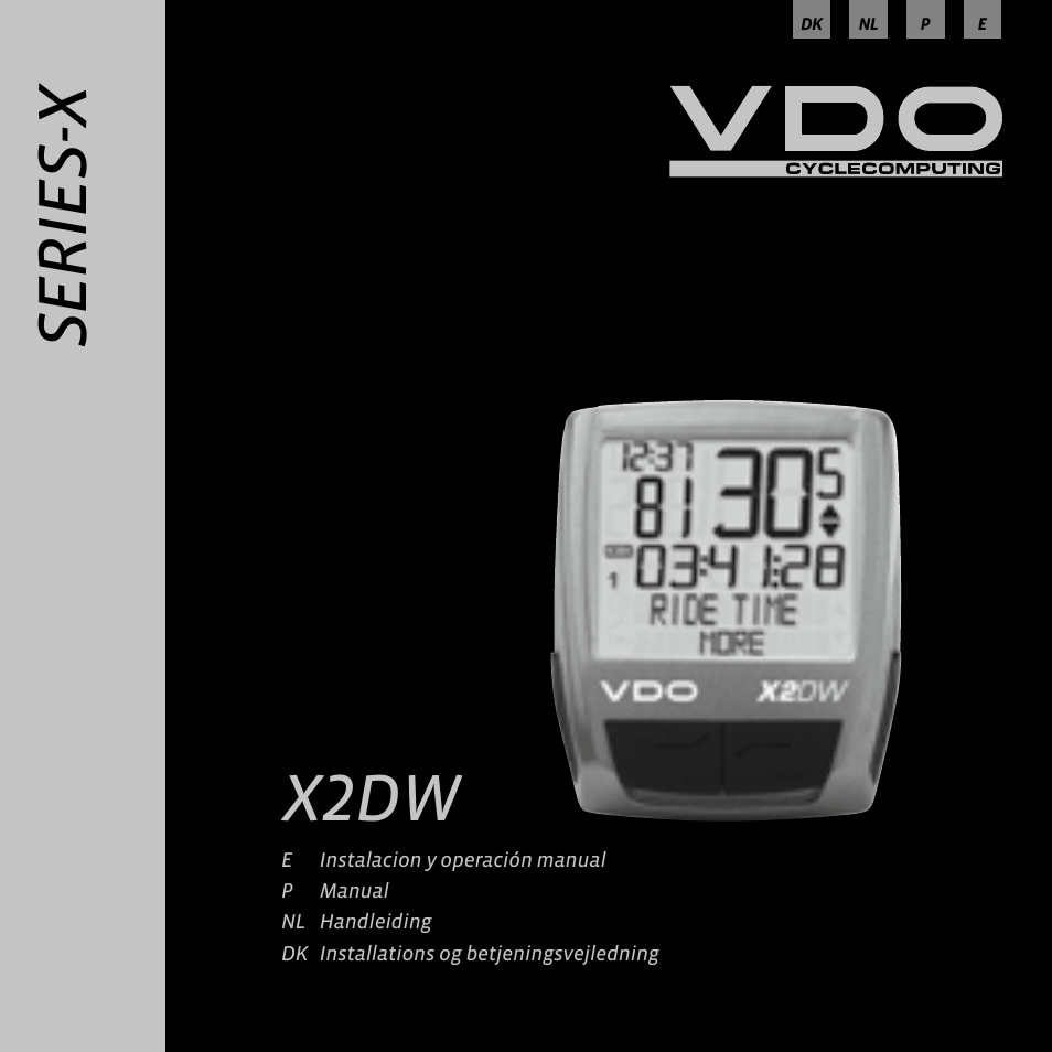 Ba_x2dw_dk_nl_p_e, Se r ie s- x, X2dw | VDO WL X2 DW User Manual | Page 48 / 336