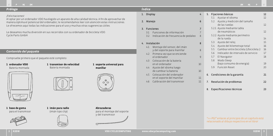 VDO WL X2 DW User Manual | Page 49 / 336