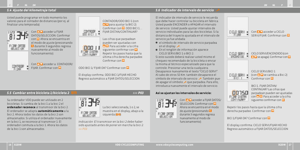 VDO WL X2 DW User Manual | Page 56 / 336