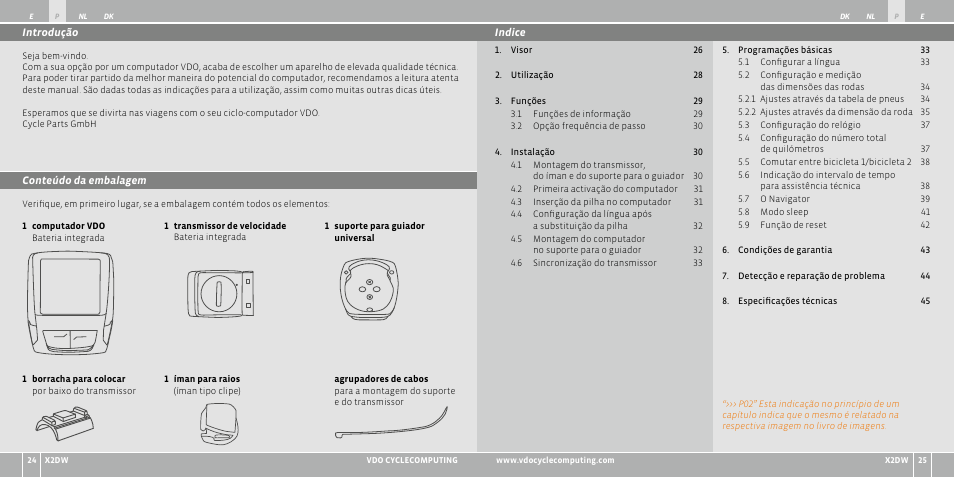 VDO WL X2 DW User Manual | Page 60 / 336