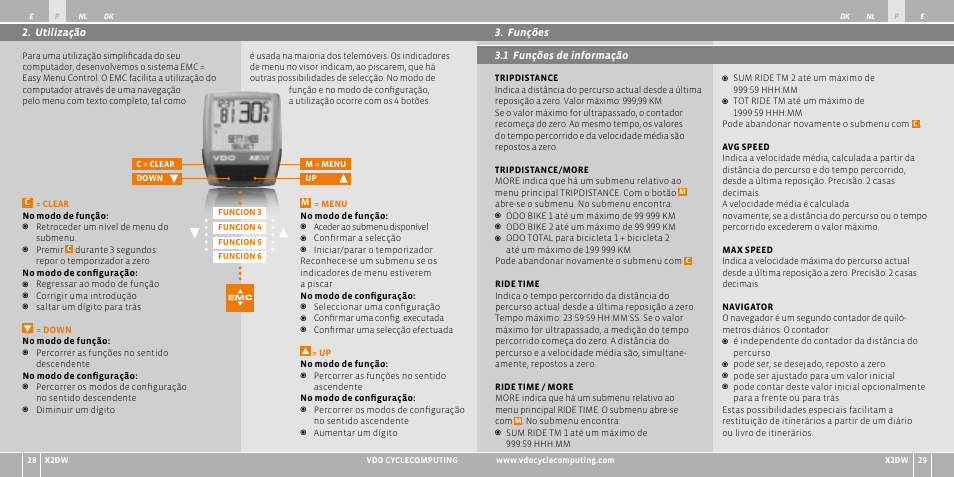 VDO WL X2 DW User Manual | Page 62 / 336