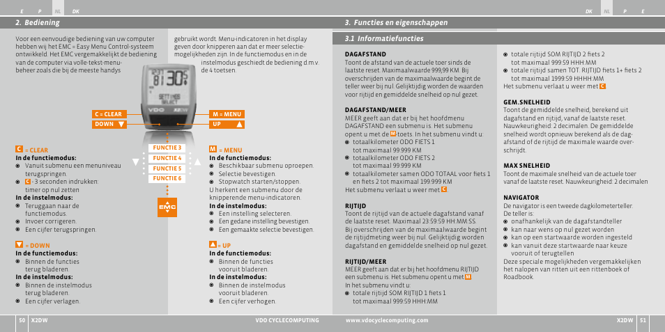 VDO WL X2 DW User Manual | Page 73 / 336