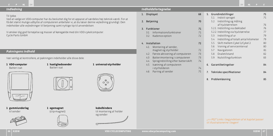 VDO WL X2 DW User Manual | Page 81 / 336