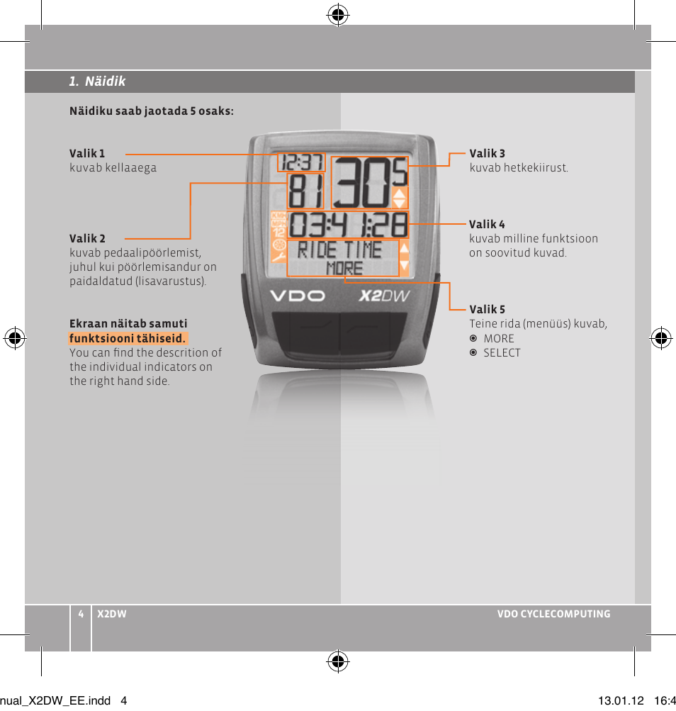 VDO WL X2 DW User Manual | Page 96 / 336