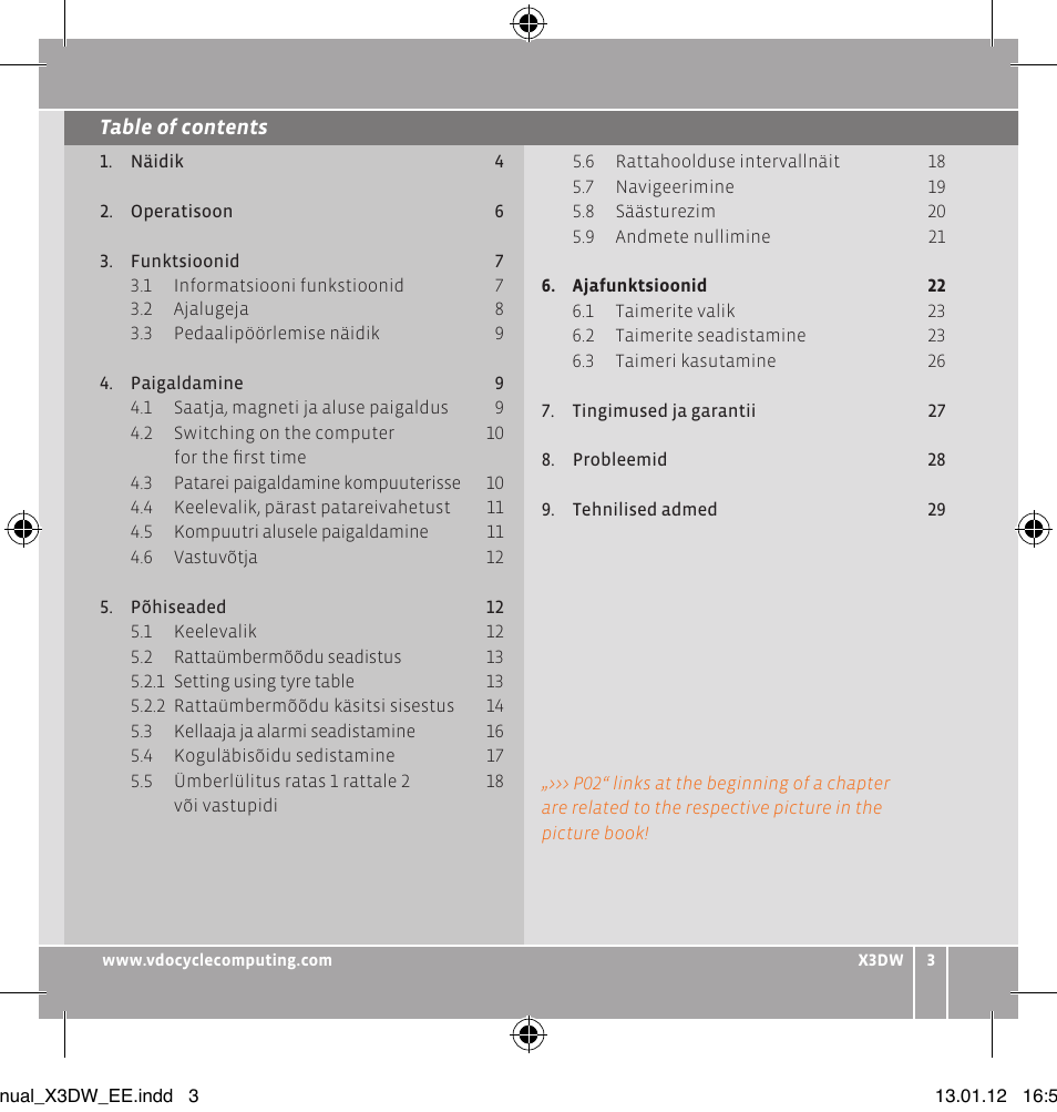 VDO WL X3 DW User Manual | Page 121 / 364