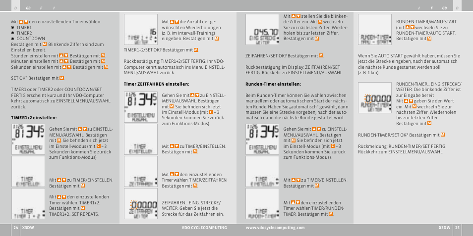 VDO WL X3 DW User Manual | Page 13 / 364