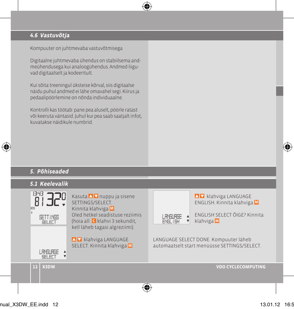 VDO WL X3 DW User Manual | Page 130 / 364