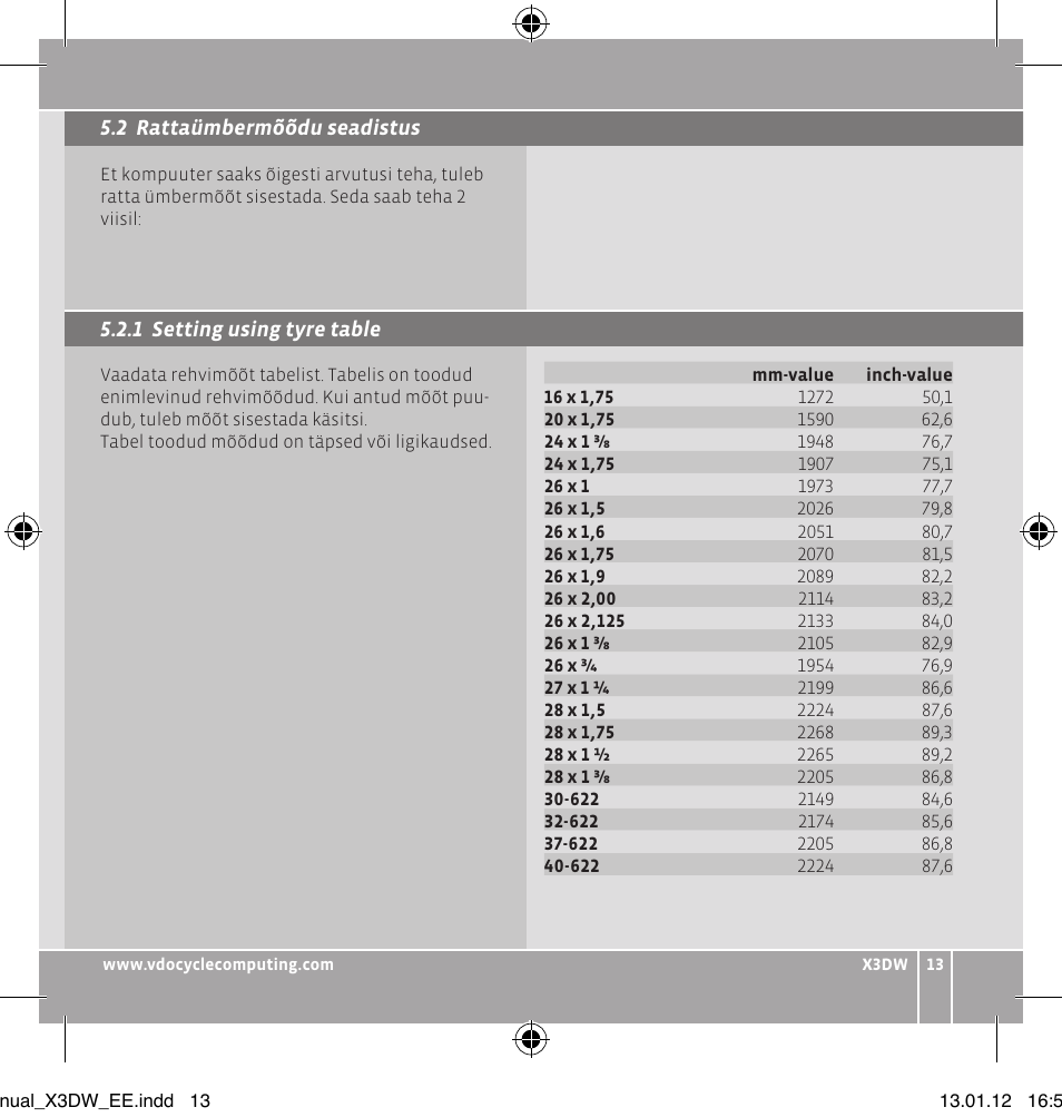 VDO WL X3 DW User Manual | Page 131 / 364