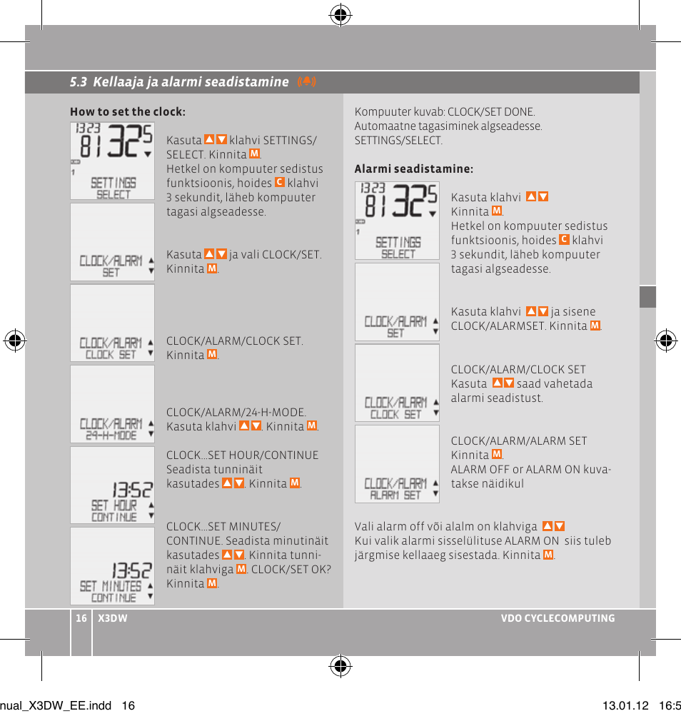 VDO WL X3 DW User Manual | Page 134 / 364