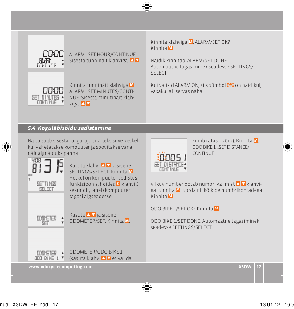 VDO WL X3 DW User Manual | Page 135 / 364