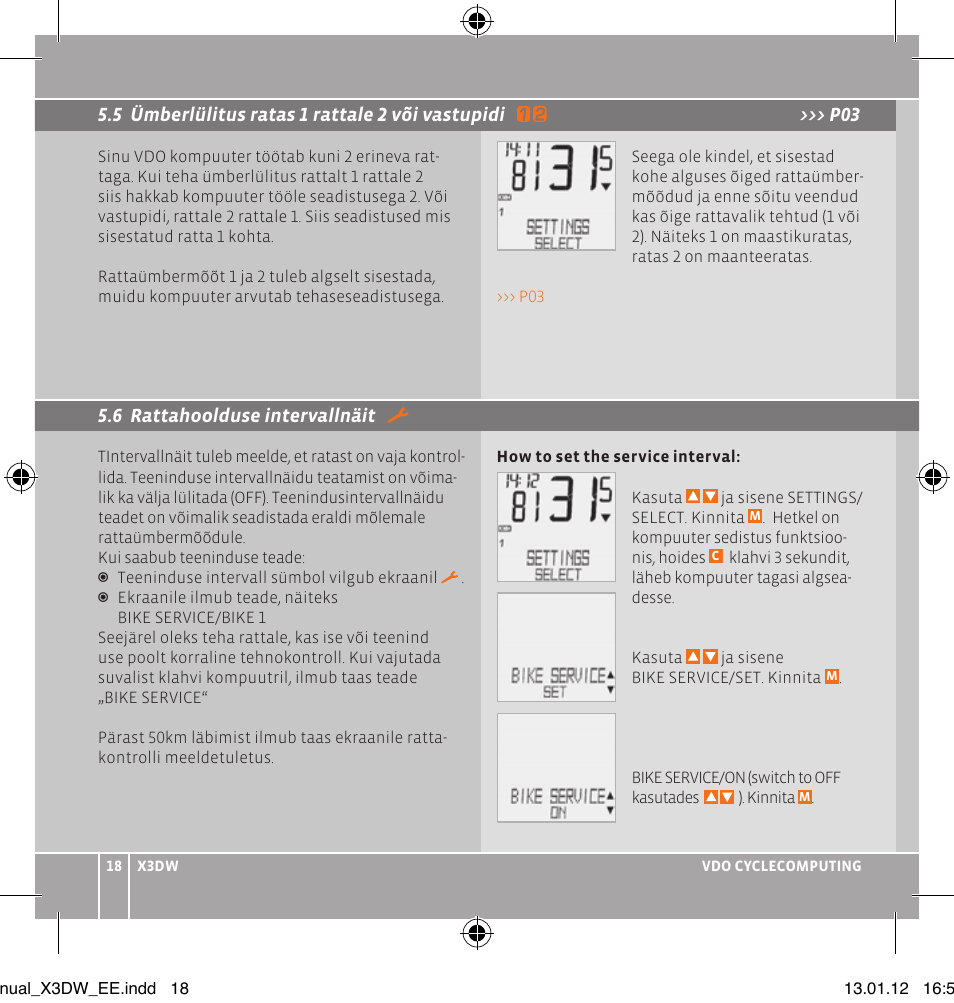 VDO WL X3 DW User Manual | Page 136 / 364