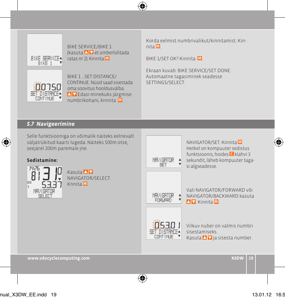 VDO WL X3 DW User Manual | Page 137 / 364