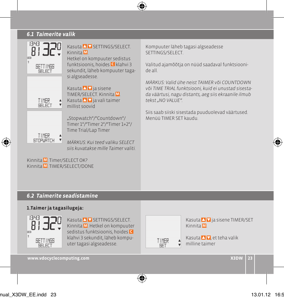 VDO WL X3 DW User Manual | Page 141 / 364