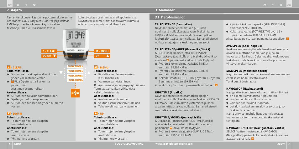 VDO WL X3 DW User Manual | Page 154 / 364