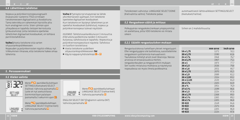 VDO WL X3 DW User Manual | Page 157 / 364