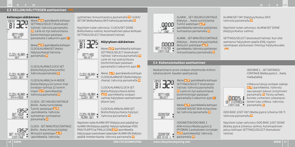 VDO WL X3 DW User Manual | Page 159 / 364