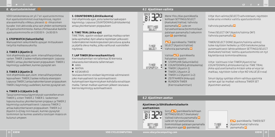 VDO WL X3 DW User Manual | Page 162 / 364