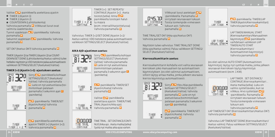 VDO WL X3 DW User Manual | Page 163 / 364