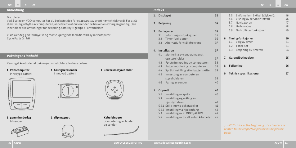 VDO WL X3 DW User Manual | Page 166 / 364