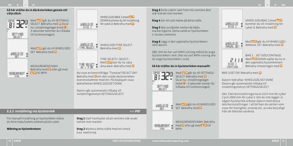 VDO WL X3 DW User Manual | Page 186 / 364