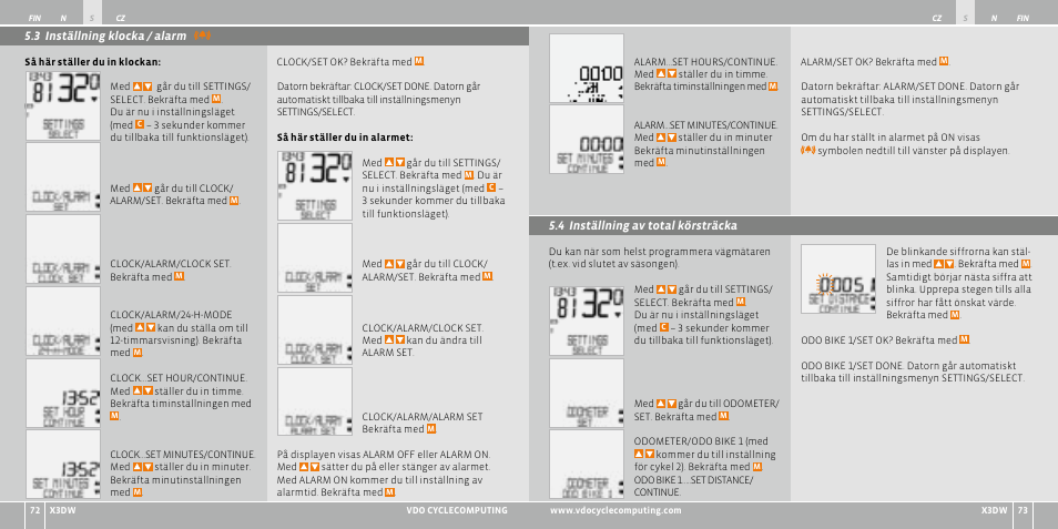 VDO WL X3 DW User Manual | Page 187 / 364