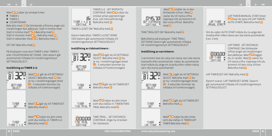 VDO WL X3 DW User Manual | Page 191 / 364