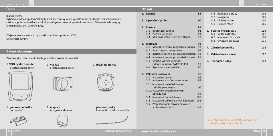 VDO WL X3 DW User Manual | Page 194 / 364