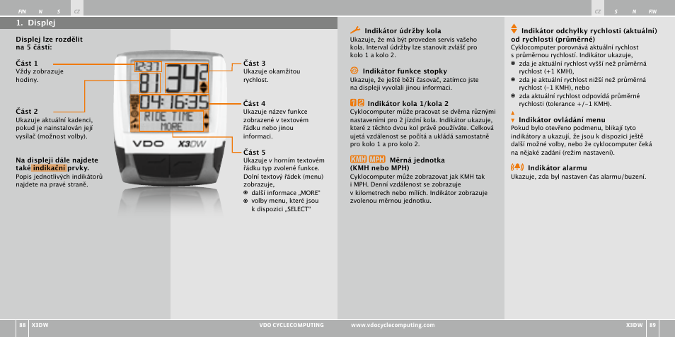 VDO WL X3 DW User Manual | Page 195 / 364