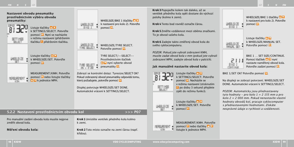 VDO WL X3 DW User Manual | Page 200 / 364