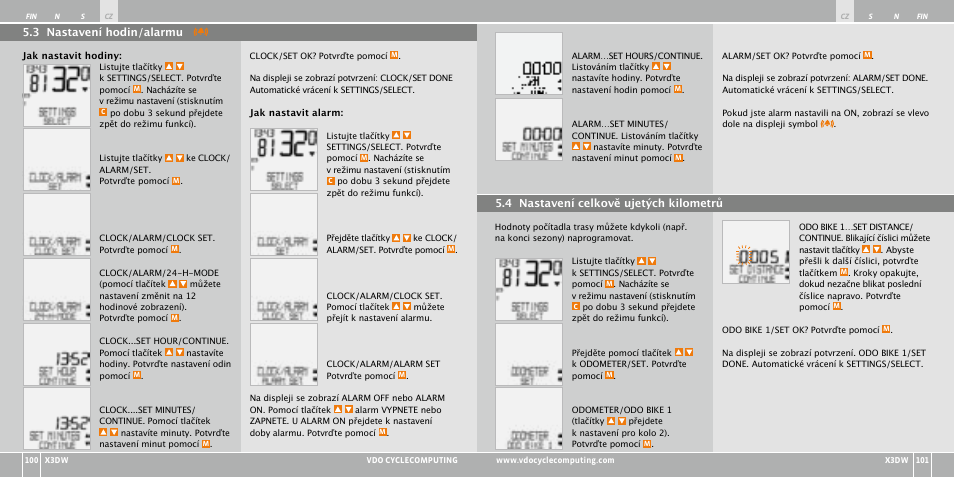 VDO WL X3 DW User Manual | Page 201 / 364