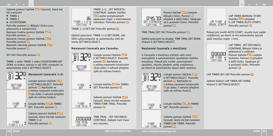 VDO WL X3 DW User Manual | Page 205 / 364