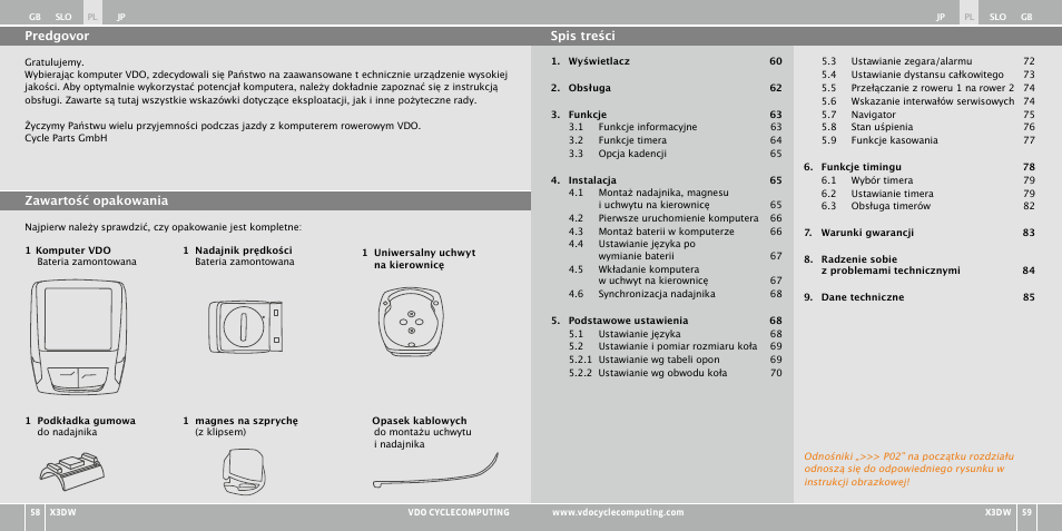 VDO WL X3 DW User Manual | Page 239 / 364
