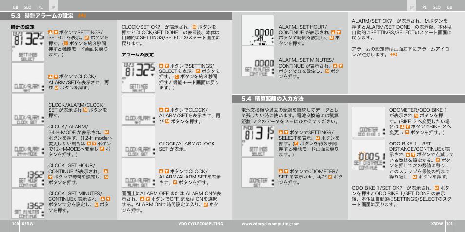 VDO WL X3 DW User Manual | Page 260 / 364