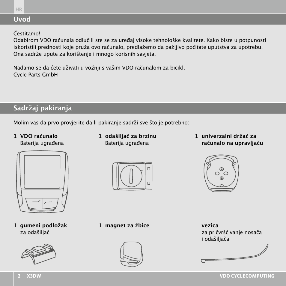 VDO WL X3 DW User Manual | Page 270 / 364