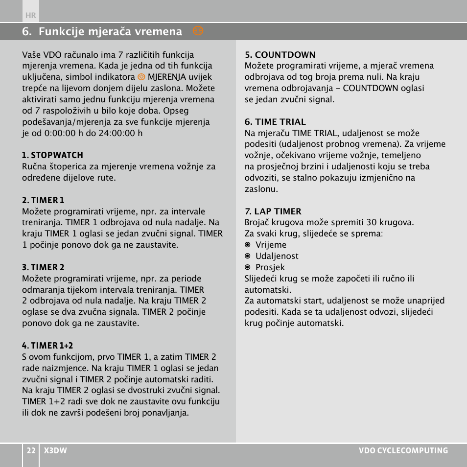 VDO WL X3 DW User Manual | Page 290 / 364