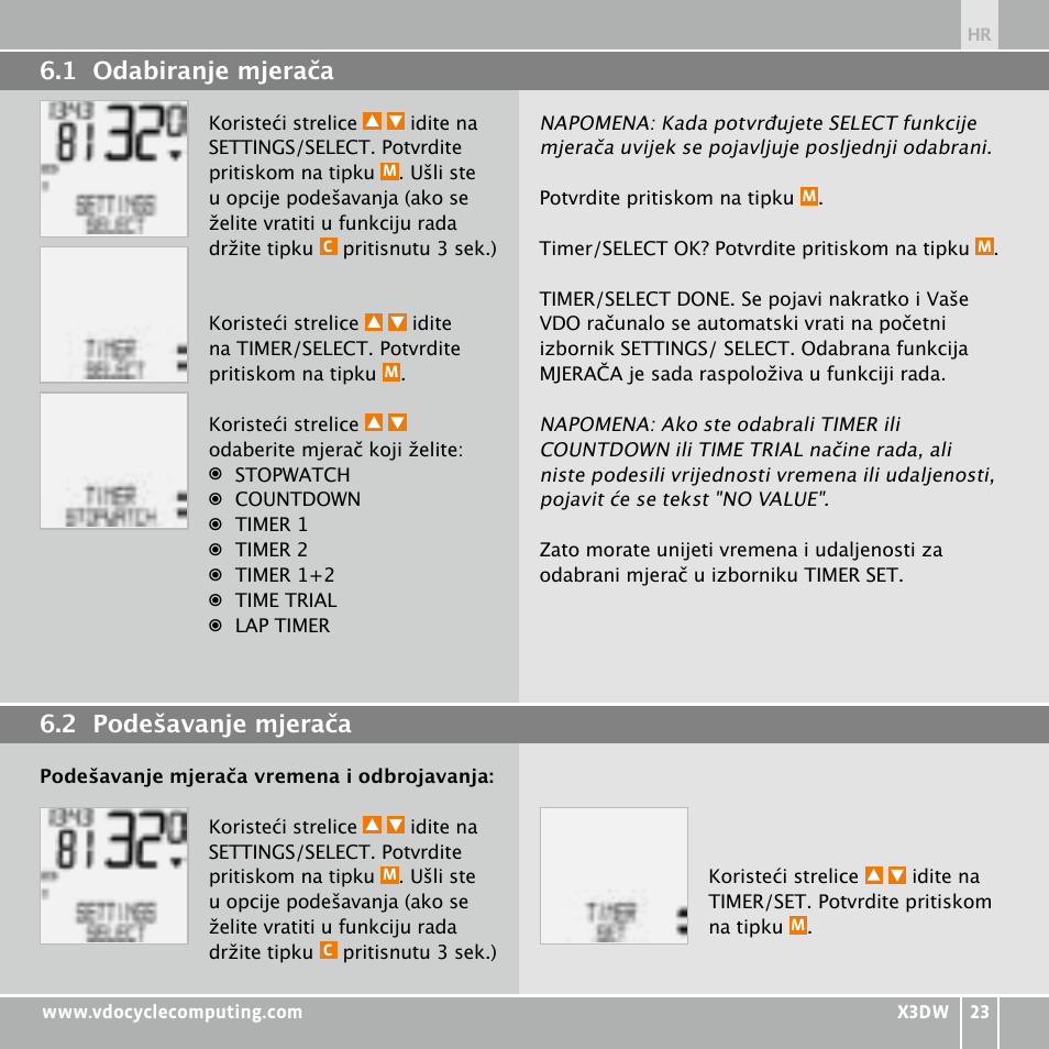 VDO WL X3 DW User Manual | Page 291 / 364
