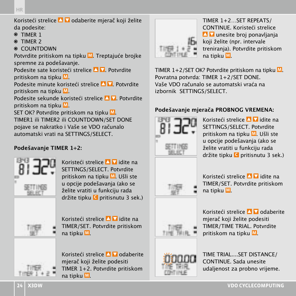 VDO WL X3 DW User Manual | Page 292 / 364