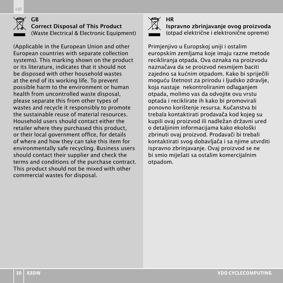 VDO WL X3 DW User Manual | Page 298 / 364