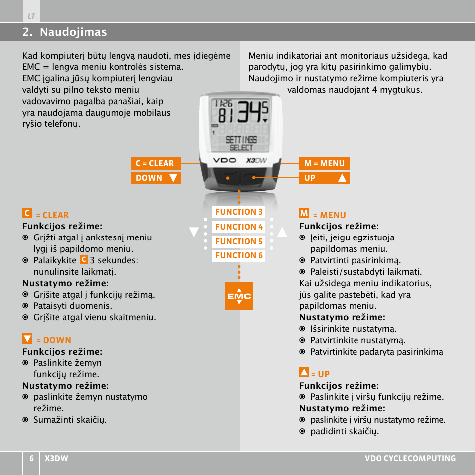 VDO WL X3 DW User Manual | Page 306 / 364