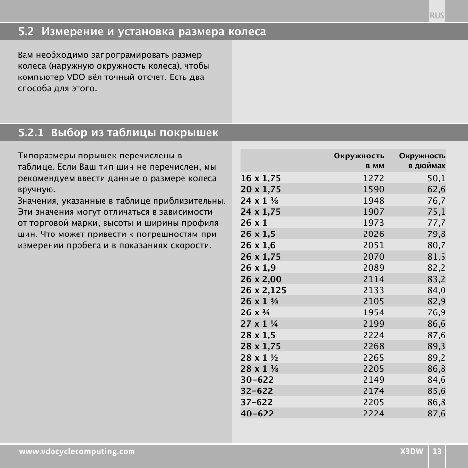 VDO WL X3 DW User Manual | Page 345 / 364