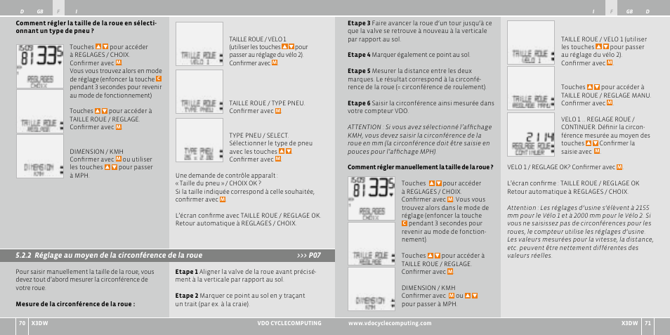 VDO WL X3 DW User Manual | Page 36 / 364