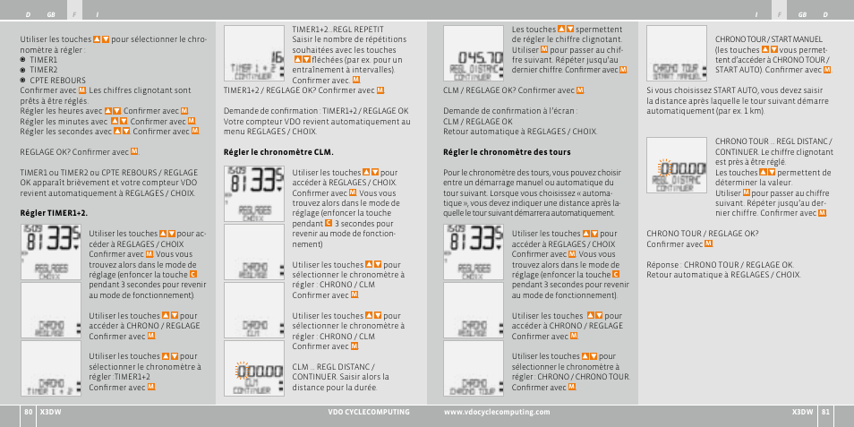 VDO WL X3 DW User Manual | Page 41 / 364