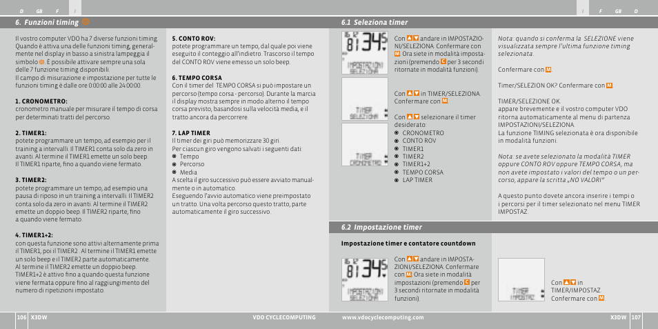 VDO WL X3 DW User Manual | Page 54 / 364