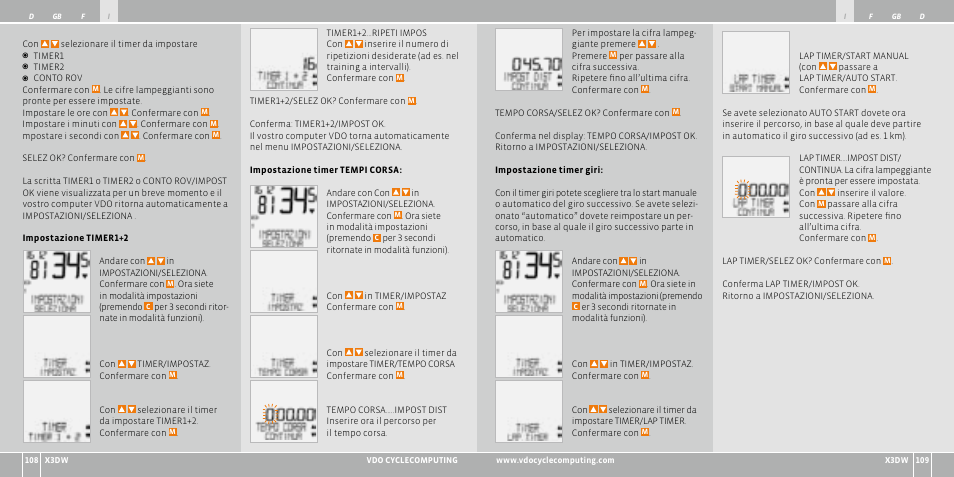 VDO WL X3 DW User Manual | Page 55 / 364