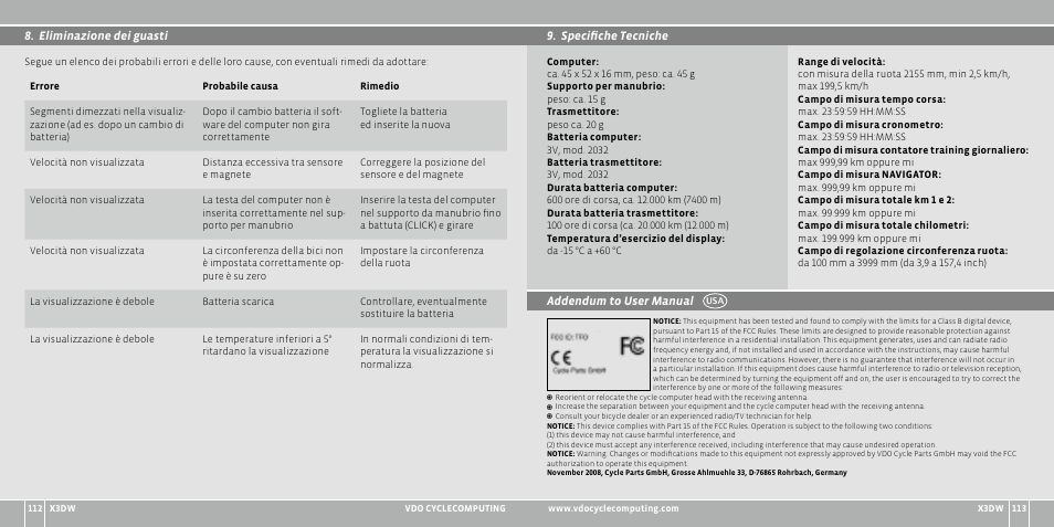 VDO WL X3 DW User Manual | Page 57 / 364