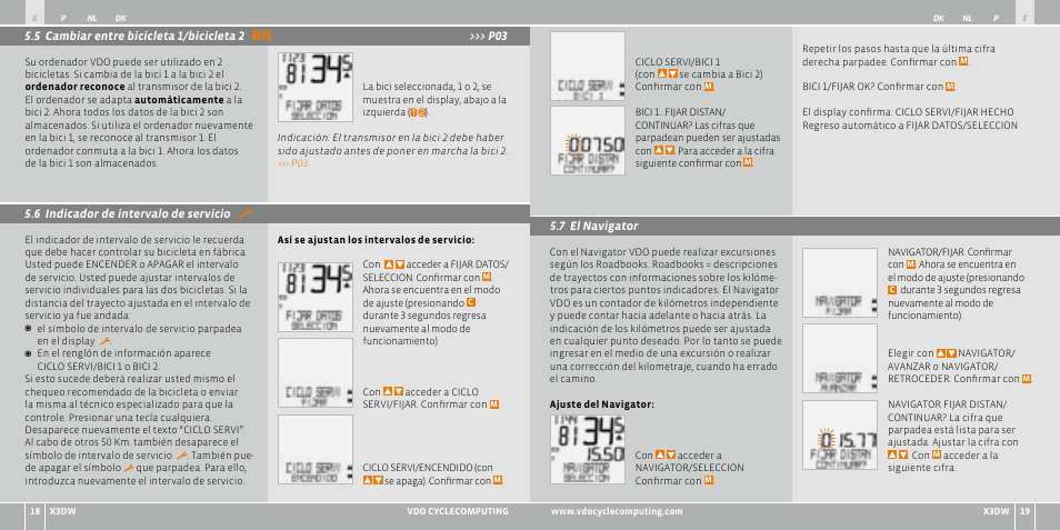 VDO WL X3 DW User Manual | Page 69 / 364