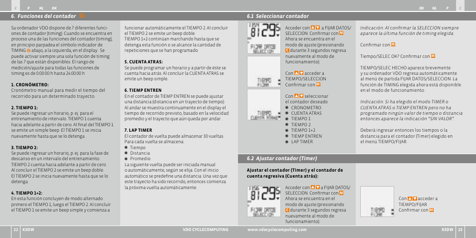 VDO WL X3 DW User Manual | Page 71 / 364