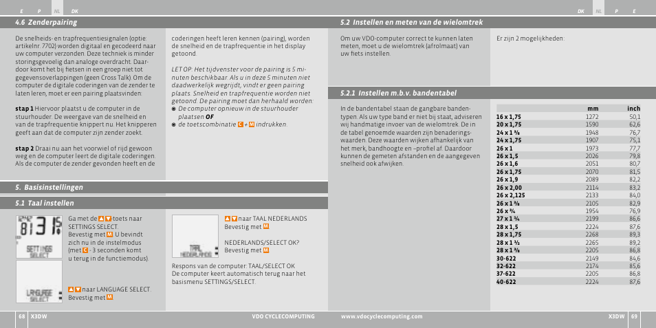 VDO WL X3 DW User Manual | Page 94 / 364