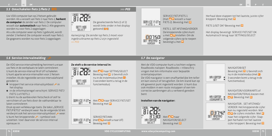 VDO WL X3 DW User Manual | Page 97 / 364