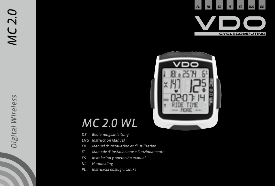 VDO WL MC 2.0 User Manual | 272 pages